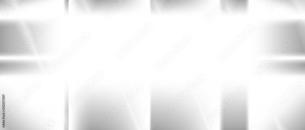 Foto Silver metal surface with mirror-like reflections and chrome gradient