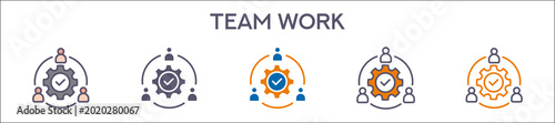 Foto Team Work Element For Design Graphic - Multi Styles