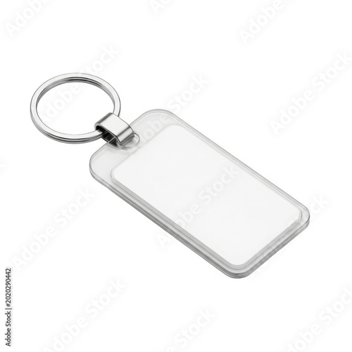 Sleek keychain with built-in flashlight for easy portability and visibility