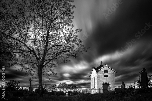 graveyard in old town