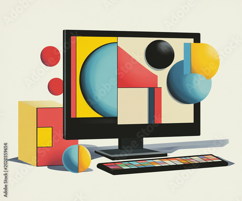 electronic technologies, vector