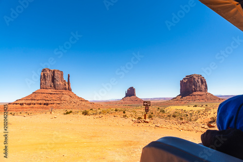 Monument valley buttes from navajo jeep tour