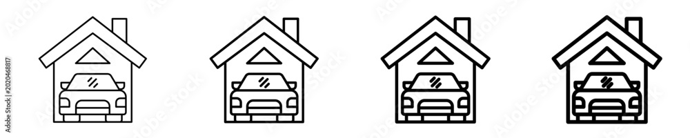 Obraz premium Property Growth Icon Set Different Style Collection