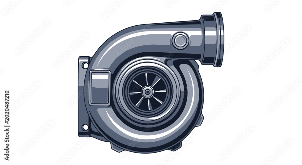 Φωτογραφία Automotive Turbocharger - High Performance Engine Part
