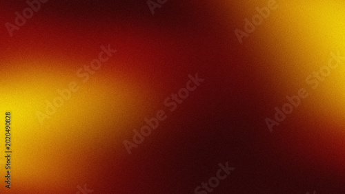 Cuadro en lienzo Abstract grain texture background with warm orange and red gradient