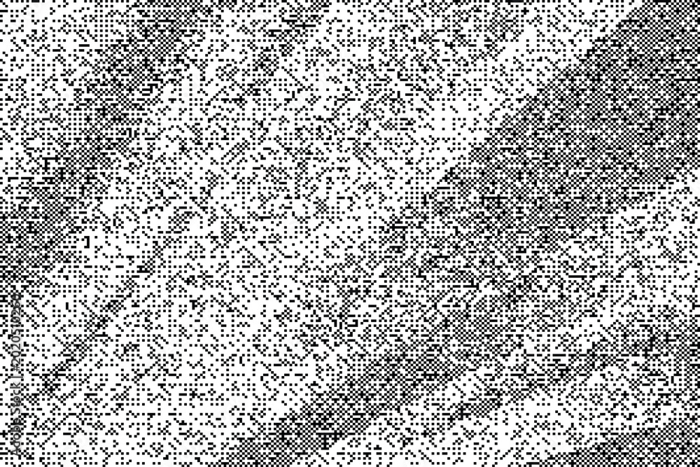 Fotografie Diagonal noise pattern with grainy texture and high contrast abstract visual effect