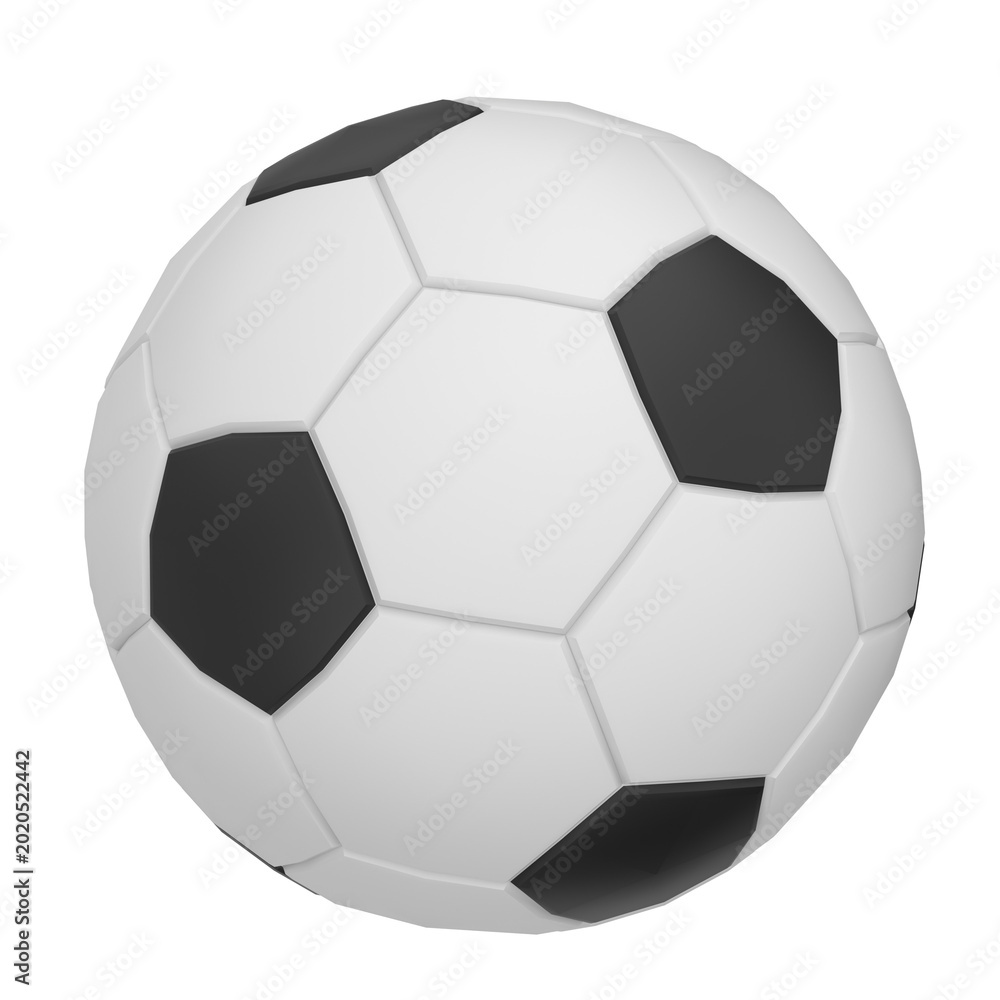 Fototapeta premium Soccer Ball 3D Icon