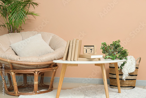 Interior of living room wit...