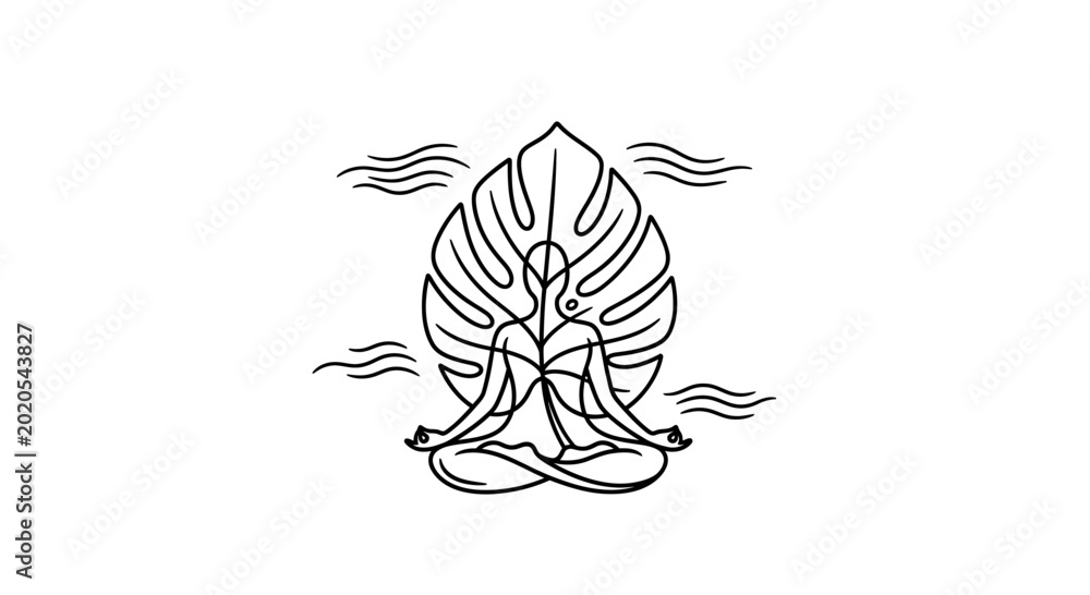 Φωτογραφία Yoga Pose Lotus Position Meditation.