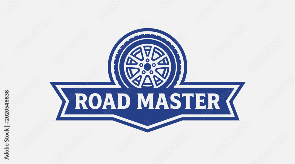 Fototapeta premium Road Master Tire Logo Design.