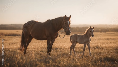 horse in the field