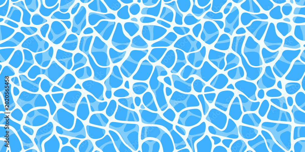 Obraz premium abstract light blue organic shapes pattern on white background
