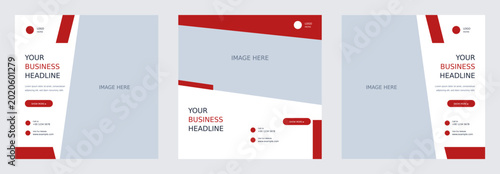 Bild auf Leinwand Business Social Media Post Template