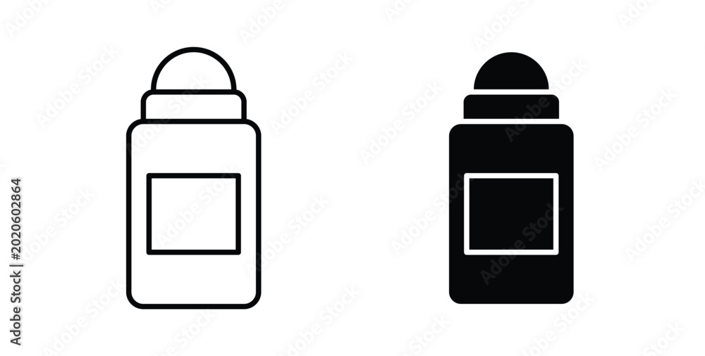 Εκτύπωση καμβά deodorant icon symbol for web and ui. Vector icon