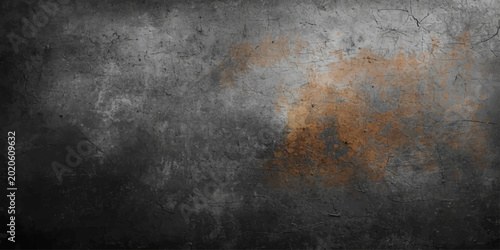 Foto A dark aged vintage backdrop featuring a rough textured pattern of rusty grunge