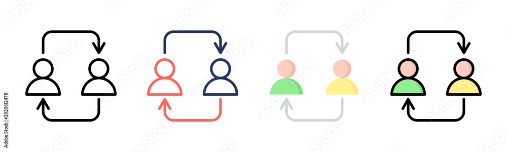 Φωτογραφία Persuasive icon set multiple style collection
