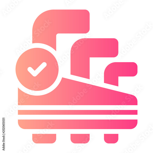 Foto allen key gradient icon