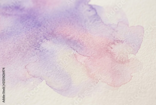 Soft Watercolor Wash Background with Pastel Hues.
