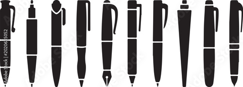Tableau sur toile Pen simple icon set. Pen symbol collection. Vector illustration