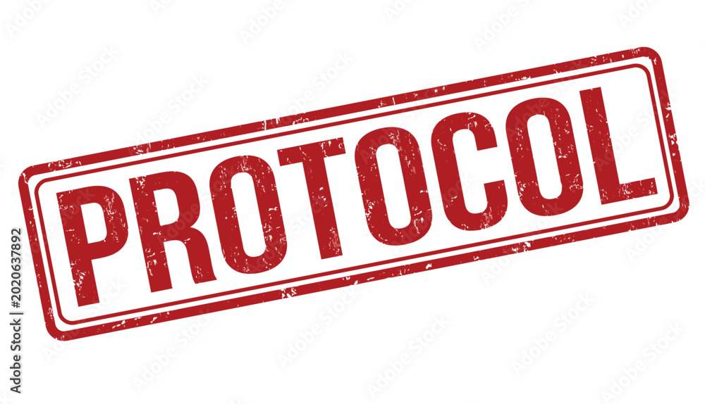 Photography Protocol grunge rubber stamp