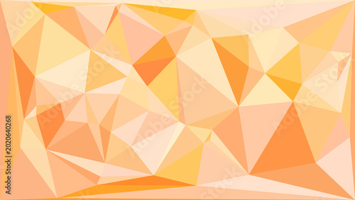 Abstract geometric background with vibrant orange and yellow polygons