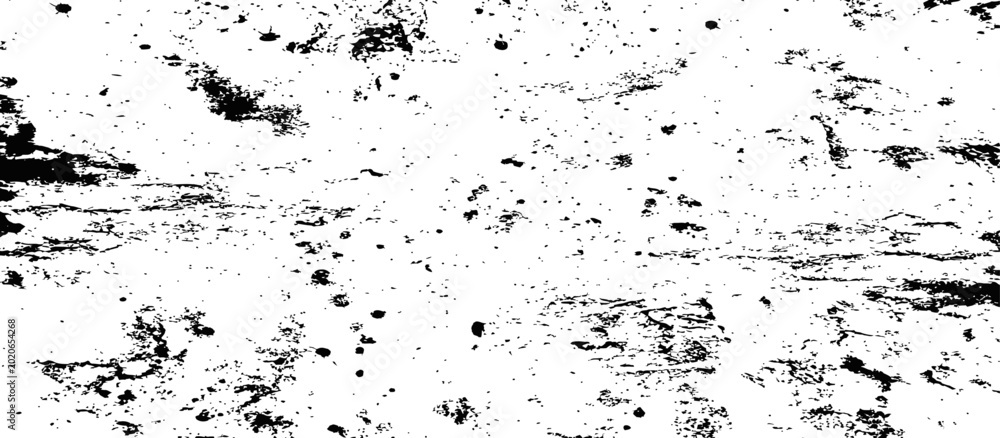 Fototapeta premium Distressed Black and White Grunge Texture Overlay Background
