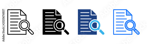 Slika na platnu Transparency icon set multiple style collection