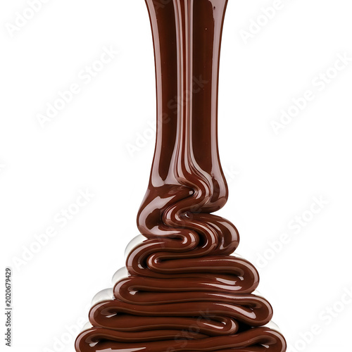 Chocolate statue of a woman with elegant posture