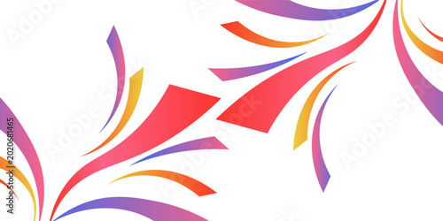 Dynamic Color Lines Splashes Pattern. Vector Background with Flowing Rainbow Lines. Curve and Wave Swirl Ribbons Bg.