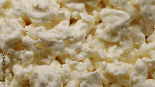 Healthy food, low-fat cottage cheese for a protein diet and proper nutrition