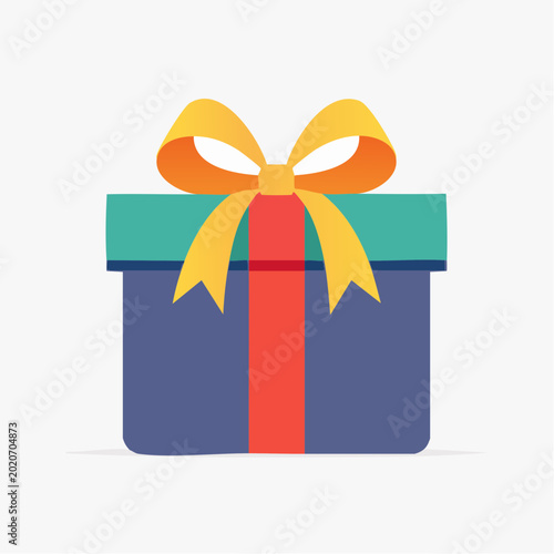 Gift Box with Ribbon and Bow