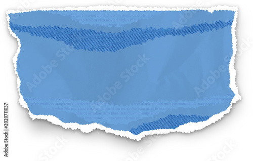 Scrapbook Denim Jean Paper Cutout, Ransom Paper Vintagem Scrapbook
