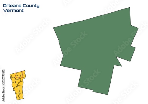 Orleans County, Vermont State, USA