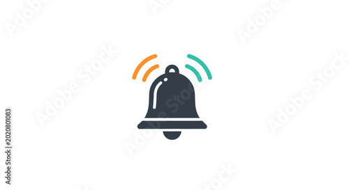 Konstfotografi Notification Bell Icon Alert Symbol.