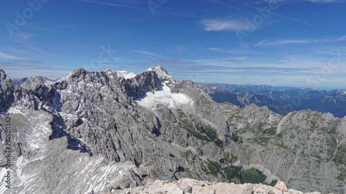 Landscape - View on the Zugspitze - Germanys highest Mountain