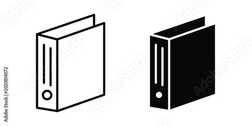 Foto Binder icon simple element illustration pack