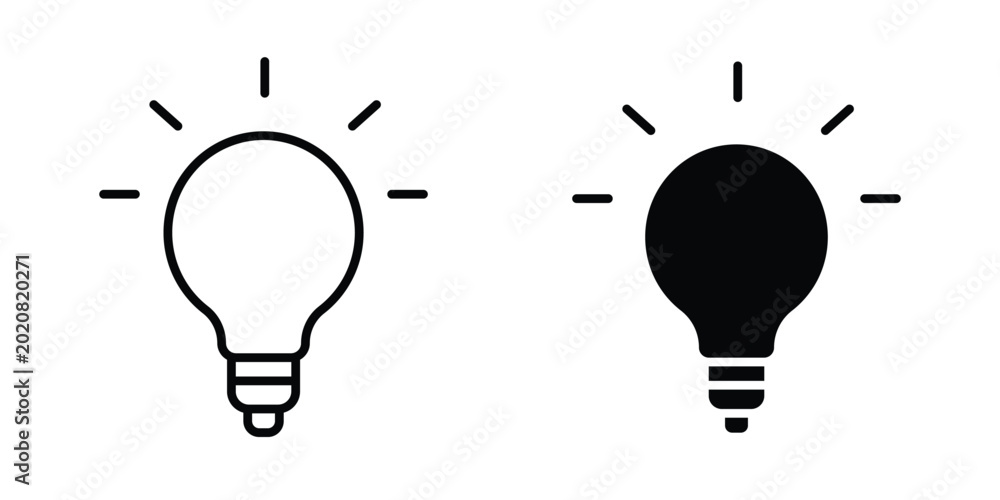 Fotografia Idea icon simple element illustration pack