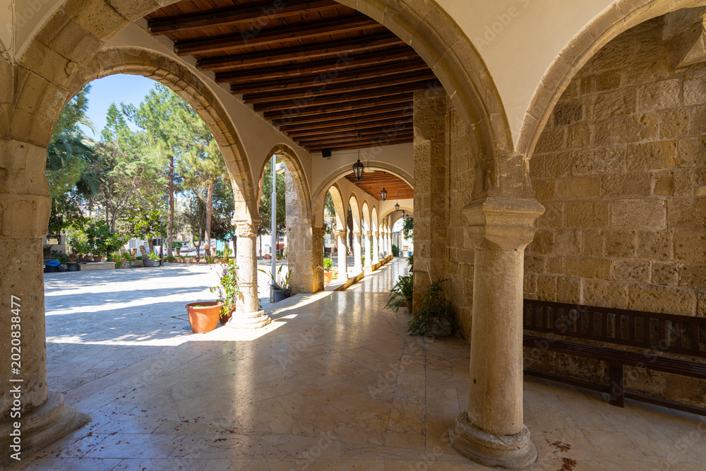 Fototapeta premium Holy Church of Panagia Chrusopolitissa in Larnaka, Cyprus