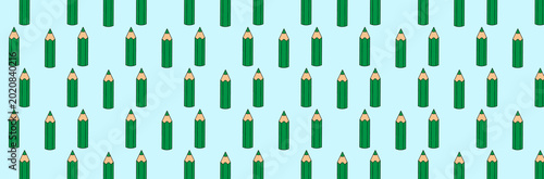 green pencil pattern on a light background,