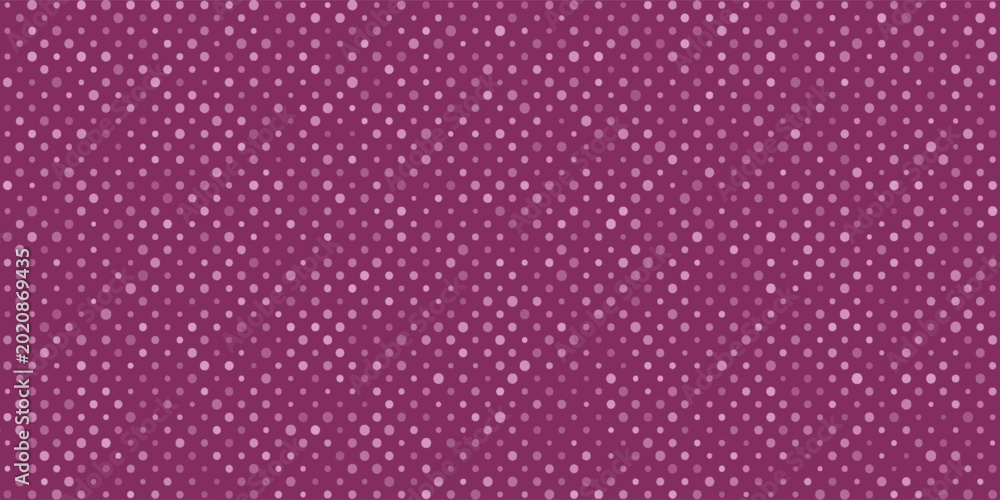 Fotografie lite purple polka dot on purple background