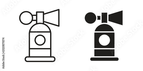Photography Air horn icon collection. Vector icon illustrated