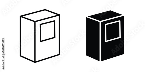 Bild auf Leinwand baking soda icon collection. Vector icon illustrated