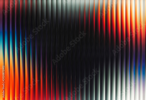 Abstract glowing vertical lines creating dynamic fiery glass pattern illustration.	
