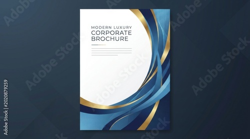 Elegant Corporate Brochure Design with Modern Luxury Theme