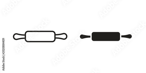 Free Download Rolling pin icon collection. Vector icon illustrated - GFXLoad