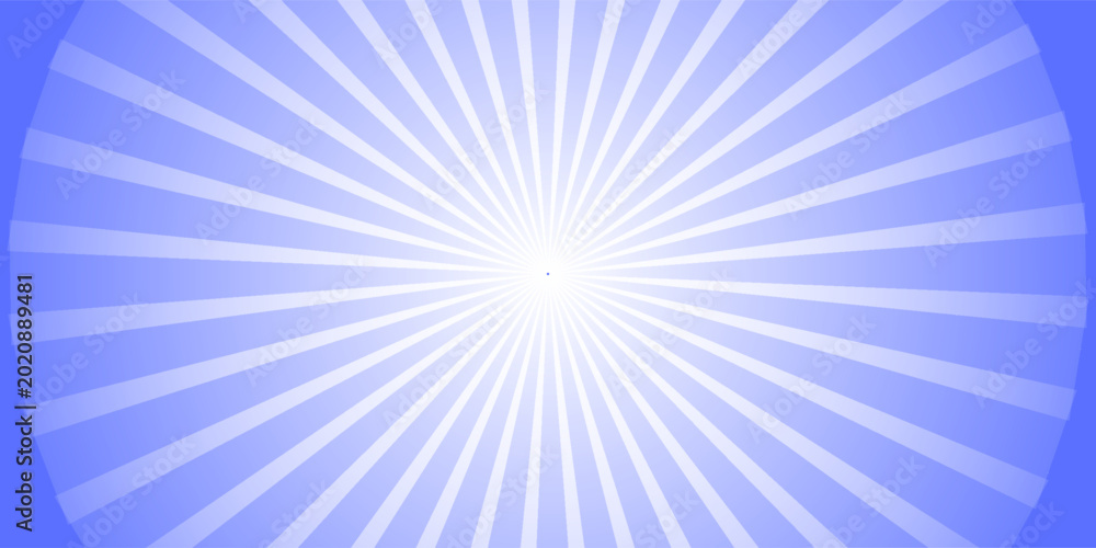 Obraz premium Colorful and simple radial background illustration