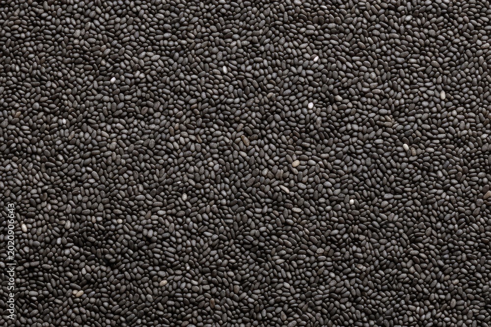Fototapeta premium Chia seeds forming a natural superfood texture, healthy eating ingredient
