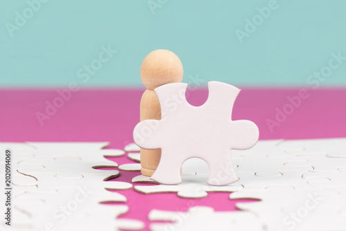 Logical thinking, putting the puzzle pieces together, searching for solution, goal, plan and strategy for success, achieve better result