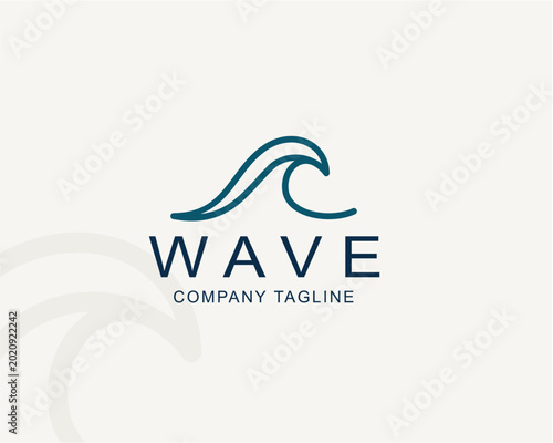 Minimal Wave Logo Design