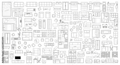 Collection of Architectural Floor Plans and Blueprints.